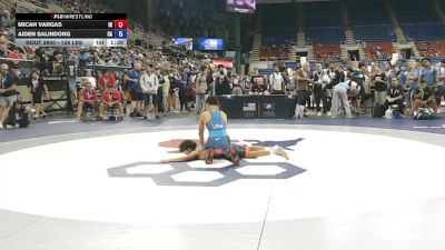 106 lbs Champ. Rd Of 128 - Micah Vargas, Indiana vs Aiden Salindong, California