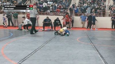 95_B lbs Quarterfinal - Nykee Marsh, Erie School District vs Ian Vought, Derry Area