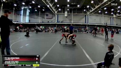 88 lbs Round 9 (10 Team) - Amari Holmes, U2 Uprising Blue vs TY Silverstrim, CTWHALE