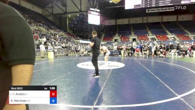 132 lbs Cons 64 #1 - Ian Avalos, ID vs Antonio Martinez, MO