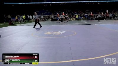 D3-157 lbs Semifinal - Jeremy Griffith, Yale HS vs Xander Kartes, Ogemaw Heights HS