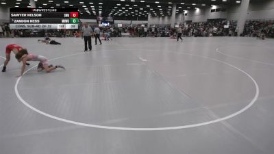 120 lbs Cons. Sub-rd Of 32 - Zandon Ness, Mile High Wrestling Club vs Sawyer Nelson, Sebolt Wrestling Academy
