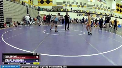 94 lbs Round 3 - Case Bridge, Contenders Wrestling Academy vs Karson Bachelder, Maurer Coughlin Wrestling Club