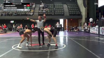 197 lbs Champ. Round 1 - Carlos Mendez, Simpson (Calif.) vs Asher Ruchti, Southern Oregon