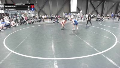 132 lbs Nathan Rioux, Indiana Gold vs Trey Beissel, Minnesota Blue