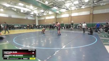 165 lbs Cons. Round 3 - Roberto Melquiades, Anaheim vs Matthew Blek, Claremont