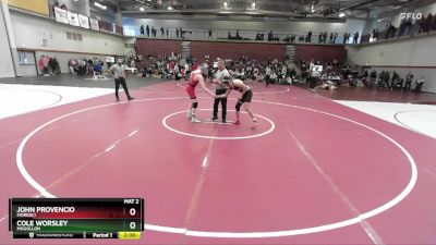 138 lbs Semifinal - John Provencio, Morenci vs COLE WORSLEY, Mogollon