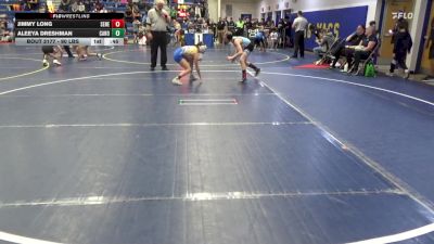90 lbs Consy 3 - Jimmy Long, Seneca Valley vs Aleeya Dreshman, Canon-McMillan