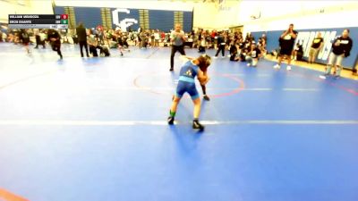 62 lbs Round 3 - William Mendoza, Southwest Stallions WC vs Eros Duarte, SoCal Hammers Wrestling