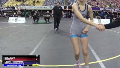 110 lbs Semis (4 Team) - Stefana Jelacic, Lourdes vs Andrea Karagiannis, Missouri Baptist University