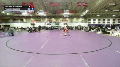 103 lbs Quarterfinal - Juliana Alejandro, William Jewell College vs Valarie Solorio, Iowa