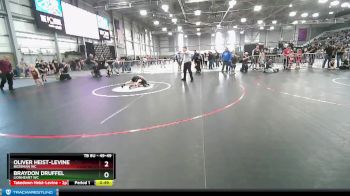 49-49 lbs Round 3 - Oliver Heist-Levine, Bozeman WC vs Braydon Druffel, Lionheart WC