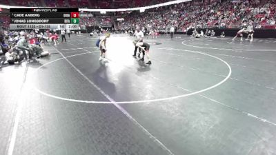 D1-138 lbs Quarterfinal - Cade Aaberg, Oregon vs Jonas Longsdorf, River Falls