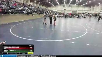 130 lbs Champ. Round 2 - Addison Johnson, Juab vs Katelyn Wolf, Provo