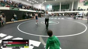 132 lbs Champ. Round 1 - Trey Smith, Cody vs Timber Fitch, Evanston