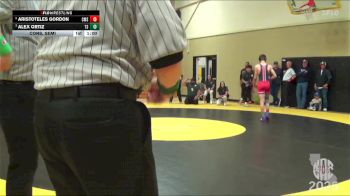 103 lbs Cons. Semi - Alex Ortiz, Team Selma vs Aristoteles Gordon, Carnegie Middle School