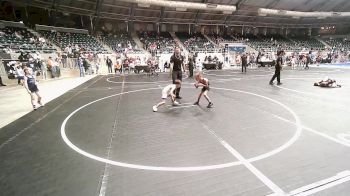 49 lbs Consi Of 4 - Aksel Davis, Wagoner Takedown Club vs Copper Dewey, Tulsa Blue T Panthers