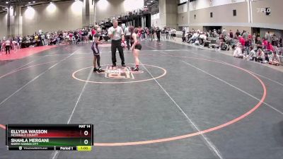 100 lbs Cons. Round 3 - Shahla Mergani, North Kansas City vs Ellysia Wasson, McDonald County