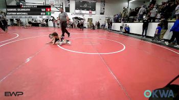 45 lbs Final - Samuel Gilbreath, Vian Wrestling Club vs Cutter Mitchell, Wyandotte Youth Wrestling