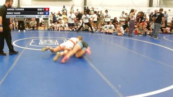 61 lbs Rr Rnd 1 - Andee Turner, Okie Girls - W vs Emily Sarr, PA West Yellow - W