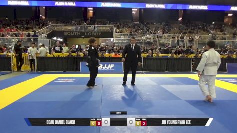 Jin Young Ryan Lee vs Beau Daniel Black 2025 Pan Kids Jiu-Jitsu IBJJF Championship