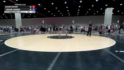 88 lbs 5th Place Match - Jagger Bryant, OK vs Brodie Harmon, OK
