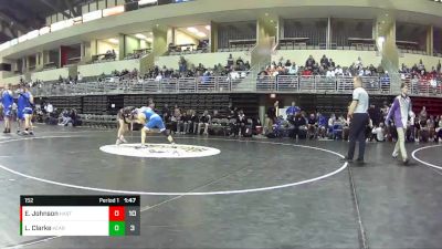 152 lbs Round 3 (8 Team) - Elijah Johnson, Hastings vs Landon Clarke, Kearney