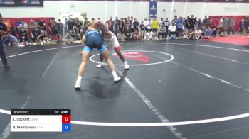 74 kg Rr Rnd 3 - Ladarion Lockett, Cowboy RTC vs Beau Mantanona, Cliff Keen Wrestling Club