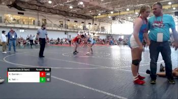 164 lbs Quarterfinals (8 Team) - Kascidy Garren, Ohio Red vs Kylee Tait, Swag Girls