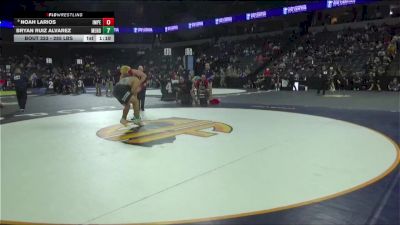 285 lbs Round Of 32 - Noah Larios, Imperial (SD) vs Bryan Ruiz Alvarez, Mendota (CS)