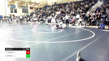 139 lbs Consi Of 4 - Colin Kacena, Lake Highland Prep vs Blase Mele, Princeton