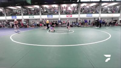 65-75 lbs Round 2 - Emelia Cecchetti, Dixon vs Caroline Krupa, P3 Warrior Wrestling Academy