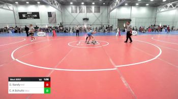 100 lbs Semifinal - Dakota Sandy, Mat Assassins Wrestling Club vs Colton A Schultz, Callan Wrestling Academy