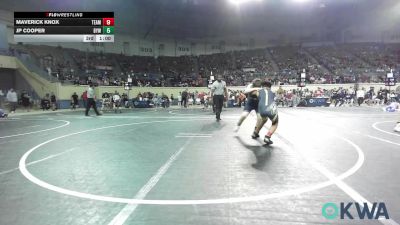 120 lbs Quarterfinal - Chebon Warrior, Tecumseh Youth Wrestling vs Grayson Colescott, Madill Takedown