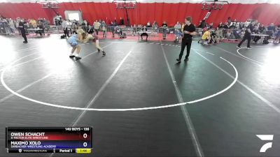 136 lbs Cons. Round 3 - Owen Schacht, X-Factor Elite Wrestling vs Maximo Xolo, Sarbacker Wrestling Academy