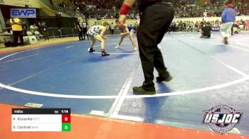 119 lbs Round Of 64 - Konrad Kosanke, Standfast vs Skylar Cantrell, Bristow Youth Wrestling