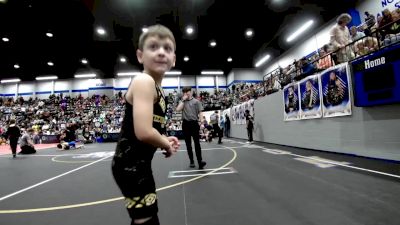 60 lbs Consi Of 4 - Cole Bennett, Ada Youth Wrestling vs Kendall Davis, Tecumseh Youth Wrestling