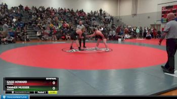 285 lbs Semifinal - Tanner Musser, Meeker vs Gage Howard, Uintah