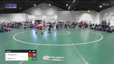 157 lbs Final - Jay McKenzie, University High School vs Keith Doyle, Parkersburg South