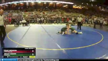 1A 126 lbs Cons. Round 2 - Isaac Brinson, South Walton vs Brody Boehm, Suwannee