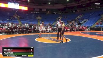 106 lbs Finals (8 Team) - Zed Hulet, Washington vs Allen Woo, Lombard (Montini)