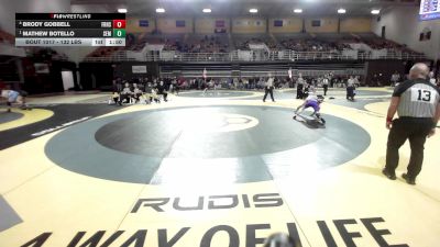 132 lbs Semifinal - Brody Gobbell, Father Ryan vs Mathew Botello, Wyoming Seminary