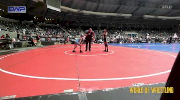 70 lbs 3rd Place - Faith Hashmi, Hawkeye WC vs Markee Gomez, Sebolt Wrestling Academy