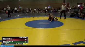 115 lbs Cons. Round 2 - Roland Baca, North Coast Grapplers vs Keegan Hertel, Clovis North