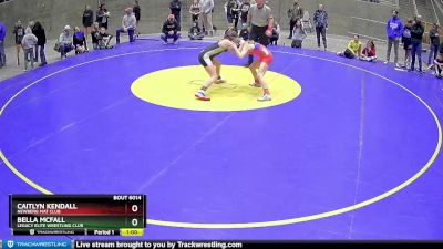 92 lbs Round 1 - Bella McFall, Legacy Elite Wrestling Club vs Caitlyn Kendall, Newberg Mat Club