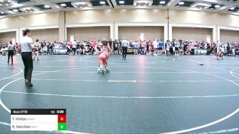 98 lbs Consi Of 16 #1 - Titan Hinton, Swarm WC vs Royce Sanchez, Wolfpack WC