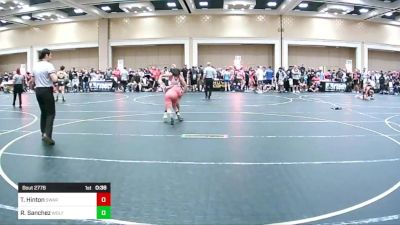 98 lbs Consi Of 16 #1 - Titan Hinton, Swarm WC vs Royce Sanchez, Wolfpack WC