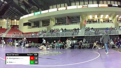 152 lbs Round 1 (8 Team) - Atticus Dick, Blair vs Bentley Montgomery, Smith Center