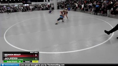 126 lbs Champ. Round 2 - Jack Simpson, Black Fox Wrestling Academy vs Bronson Begley, Ohio