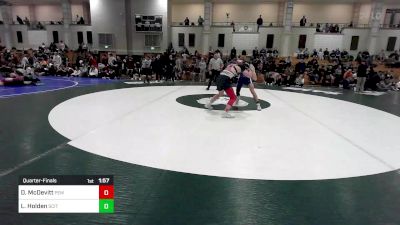 165 lbs Quarterfinal - Decklan McDevitt, Pembroke vs Liam Holden, Scituate